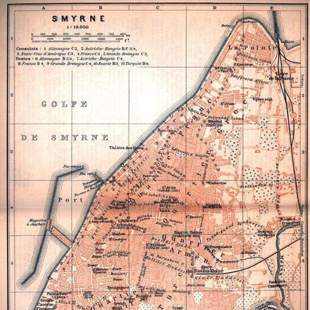 Bilge Martan'ın Hafıza ve Gençlik II. Döneminde hazırladığı "İzmir’in Kentsel Belleğinin İzini Sürmek" isimli e-kitap çalışmasının görsellerinden biri