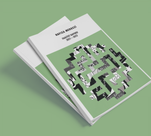 Hafıza Merkezi'nin 2021-2022 faaliyet raporu kapağını gösterir görsel