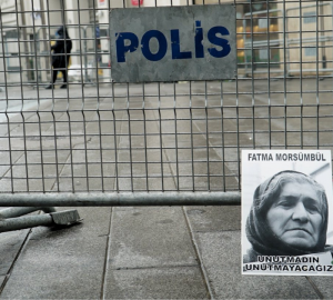Cumartesi Anneleri/İnsanları, 998. hafta buluşmalarında 1994 yılının Mayıs ayında gözaltında kaybedilen Halil ve Kasım Alpsoy’un akıbetlerini sordu, adalet talep etti, 11 Mayıs 2024. Fotoğraf: Hayri Tunç