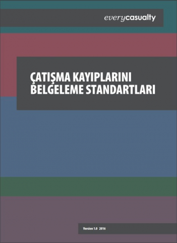 çatışma kayıplarını belgeleme standartları raporu kapağı